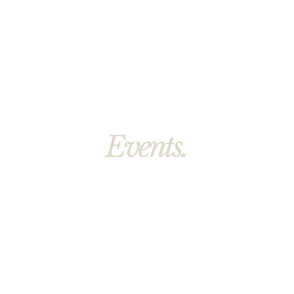 Black background with white text that says 'Unforgettable Events'.