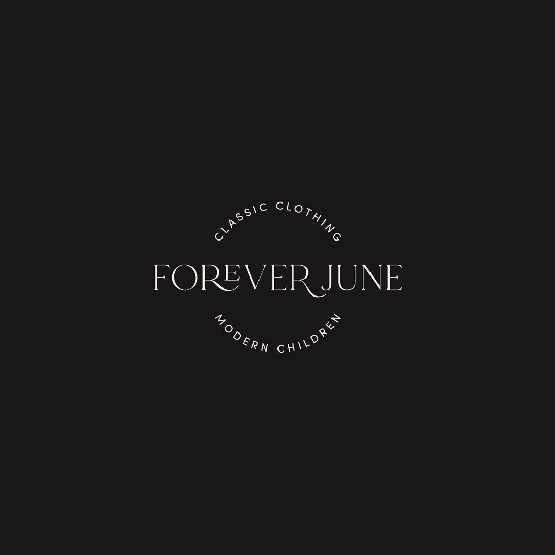 Huge congrats to @shopforeverjune on the launch of their website! They were an honor to work with and have the cutest heirloom children&rsquo;s clothing.