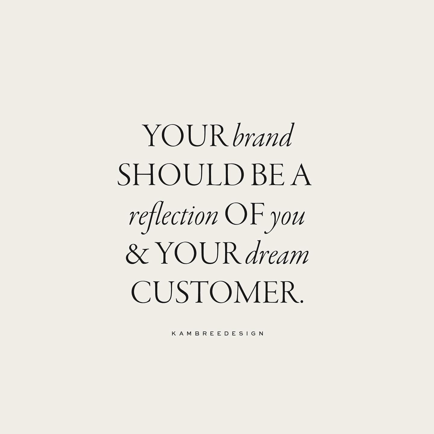 Does your brand accurately represent you and your dream customer? 

The answer may be no, if:
You feel frustrated with the lack of progress in your business.
Feel like you&rsquo;re in a slow season, or constantly behind everyone else.
You&rsquo;re ha