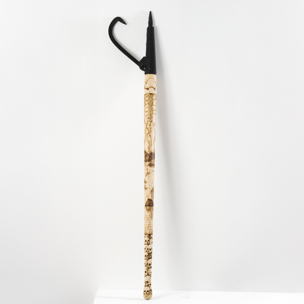 Apocalypse, 2009, Woodburning, Peavey