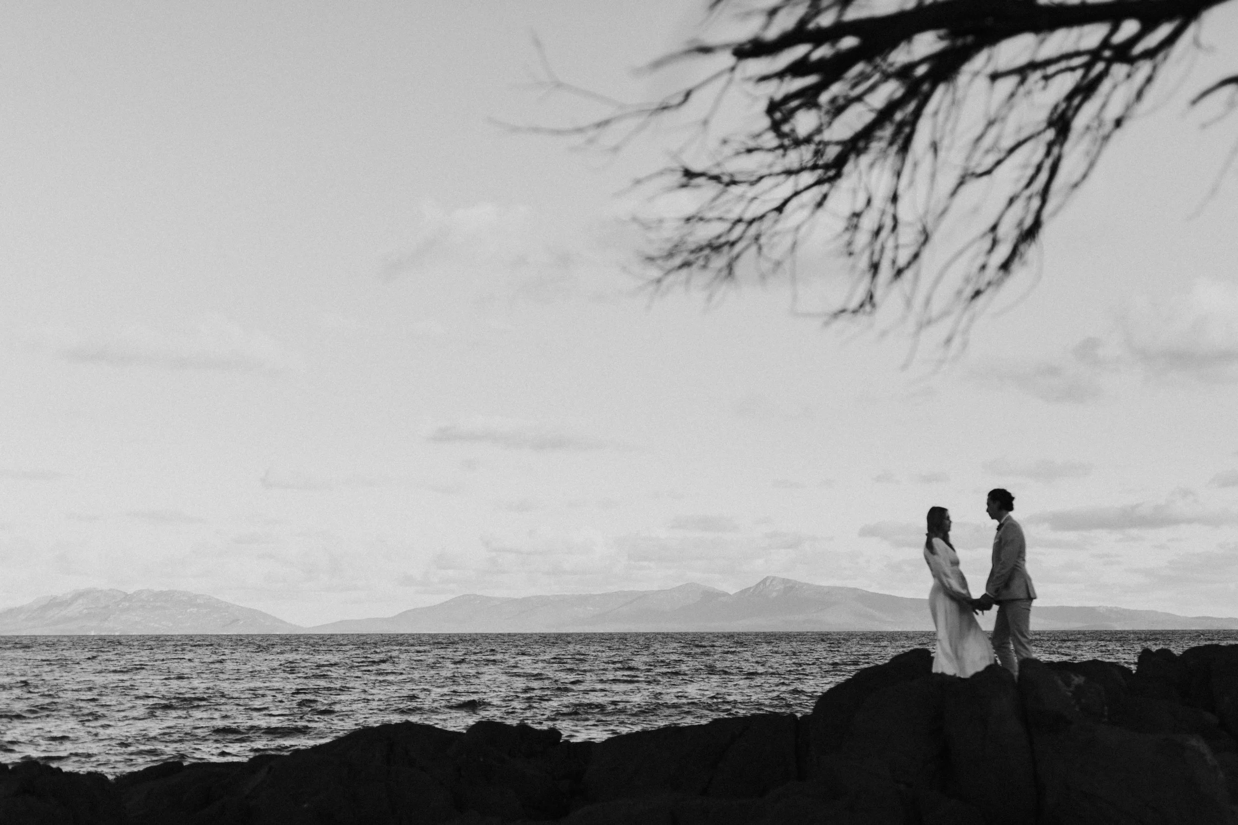 OLIVIA + PARIS. PIERMONT ELOPEMENT, TASMANIA
