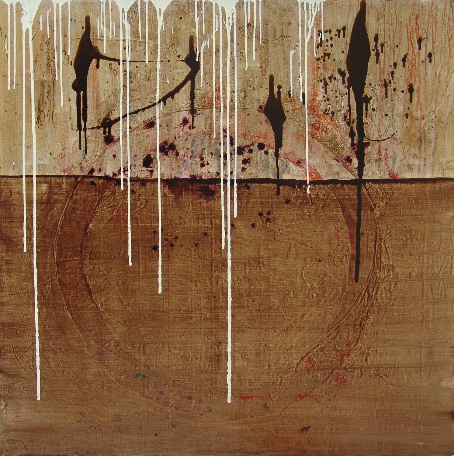 Caroline Christie-Coxon. Journey. Mixed Media on canvas. 130x130cm. 2006.jpg