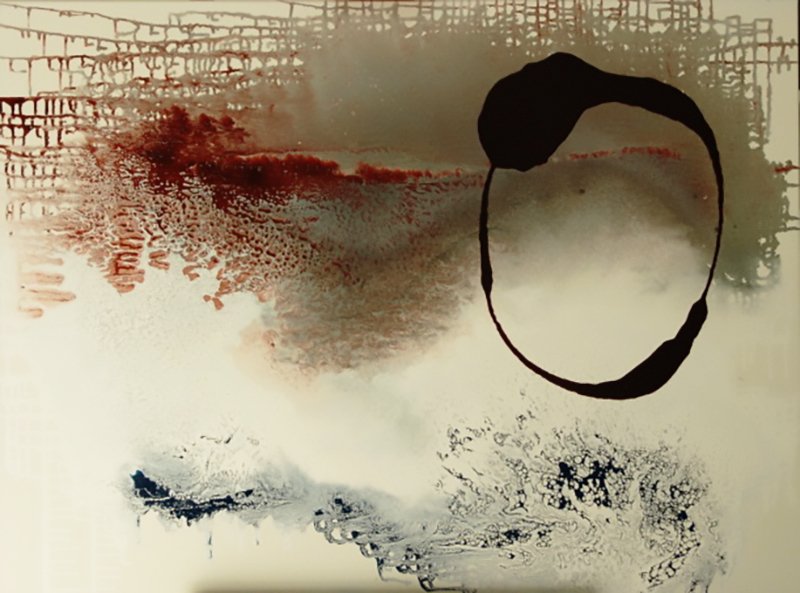 Caroline Christie-Coxon. Walk in the Park. Mixed media on canvas. 90x120cm. 2006.jpg