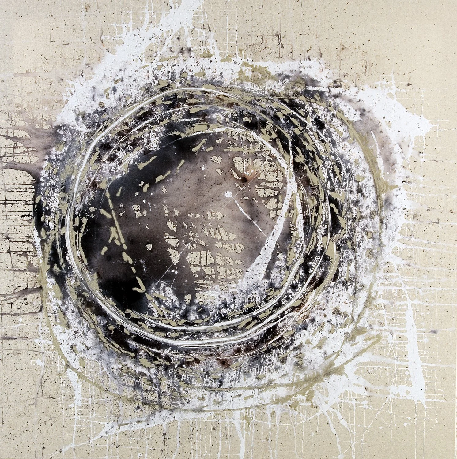 Caroline Christie-Coxon. Opposites. Oil on canvas. 130cm x 130cm. 2005.jpg