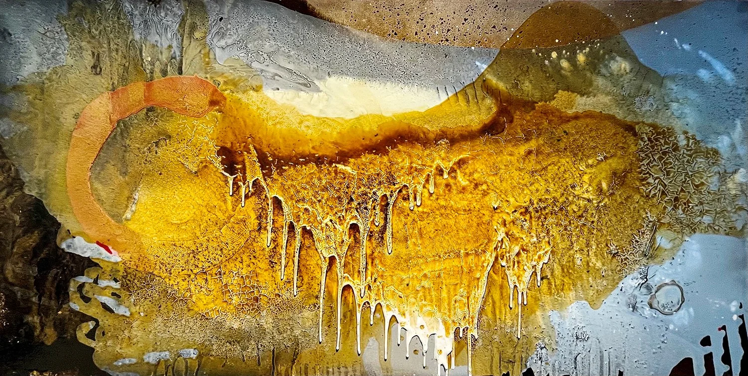 Caroline Christie-Coxon. Flexing For Success. Oil on canvas. 80x160cm. 2010.jpg