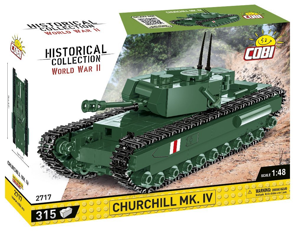 COBI Churchill MK. IV Tank 1:48: Set #2717 —  Cobi Building  Sets
