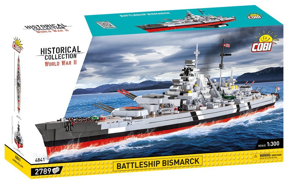 køre klinge flydende COBI Battleship Bismarck | Set 4841 | COBI Battleship — buildCOBI.com Cobi  Building Sets