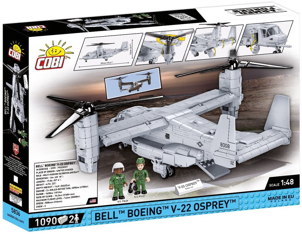 COBI Bell Boeing V-22 Osprey Tiltrotor Aircraft | COBI Building 