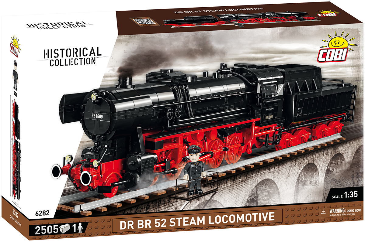 COBI DR 52 Steam Locomotive : Set #6282 buildCOBI.com Cobi Sets