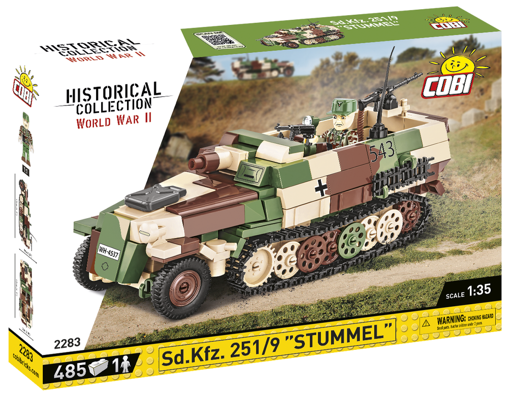 COBI Sd.Kfz. 251/9 Stummel Half-Track : Set #2283 —  Cobi  Building Sets