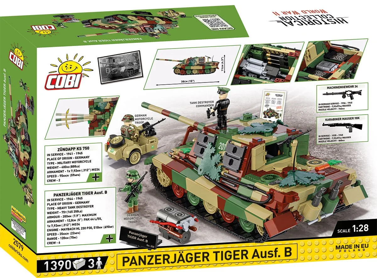 COBI 2263 Set Da Costruzione, Mattoncini Compatibili Con Altre Marche, 222 Pezzi, Istruzioni Illustrate