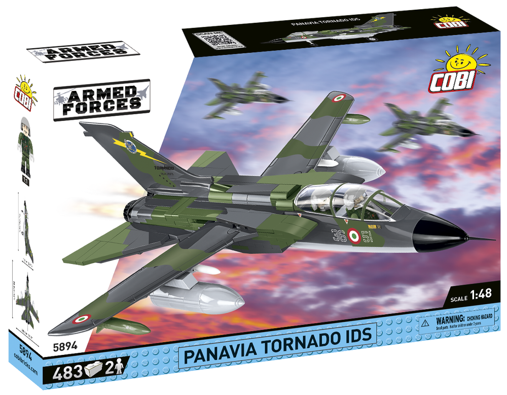 COBI 5894 - Maquette De Construction Panavia Tornado IDS - Replique D'avion De Chasse - Jeu De Construction