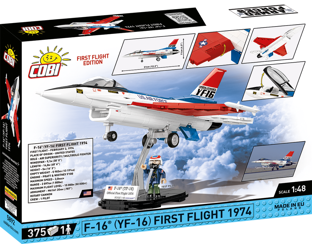 COBI F-16 (YF-16) First Flight Edition 1974 Fighter | COBI Planes