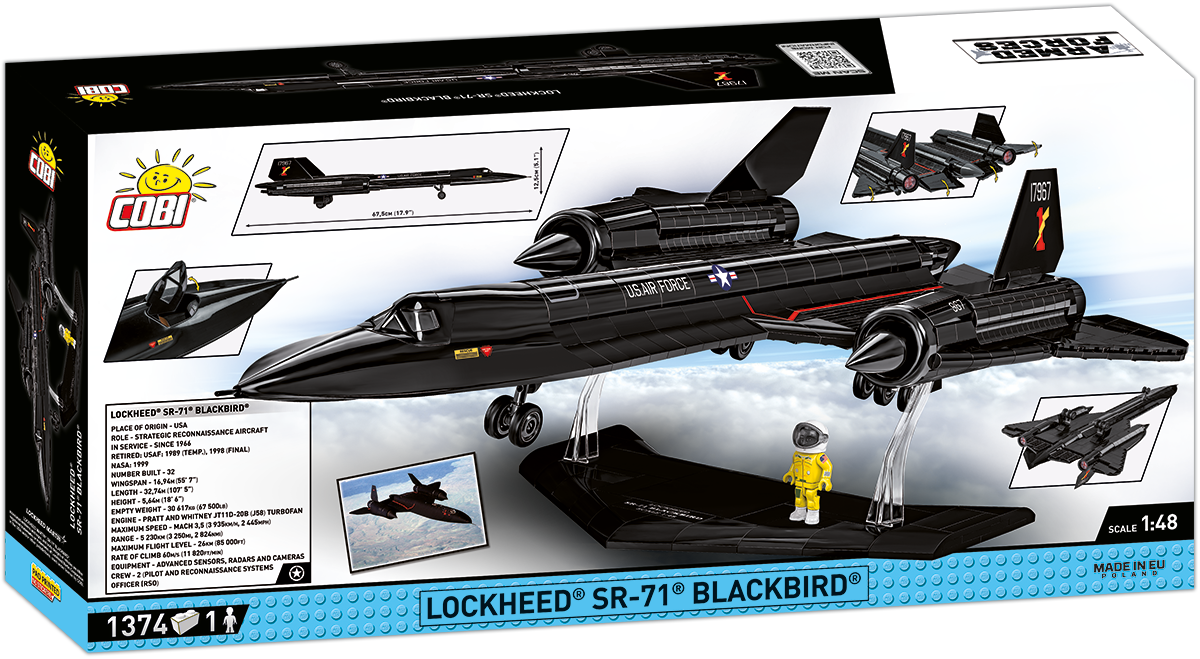 COBI Lockheed SR-71 Blackbird : Set #5891 — buildCOBI.com Cobi