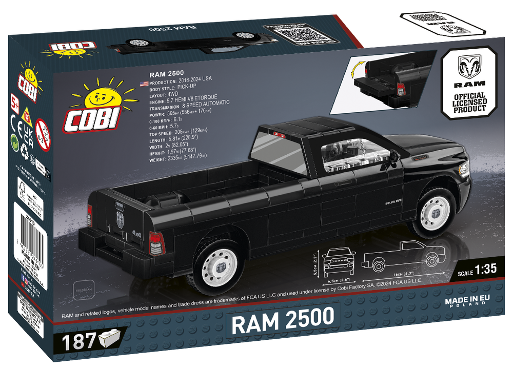 COBI DODGE Ram 2500 Truck: Set #24610 — buildCOBI.com Cobi