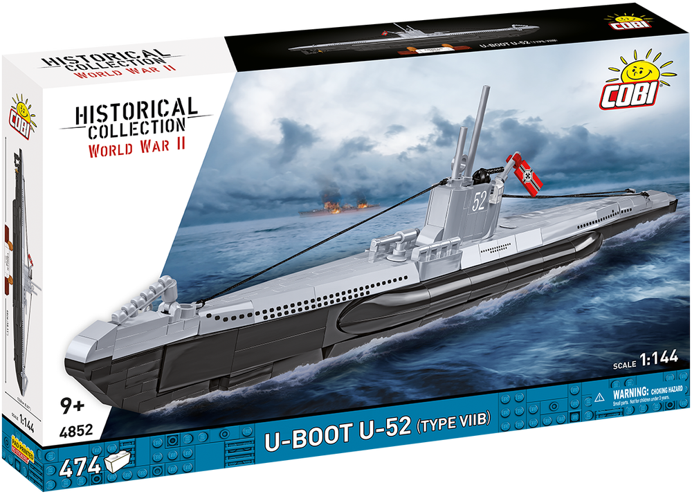 COBI U-Boot U-52 (Type VIIB) Submarine : Set #4852 — buildCOBI.com