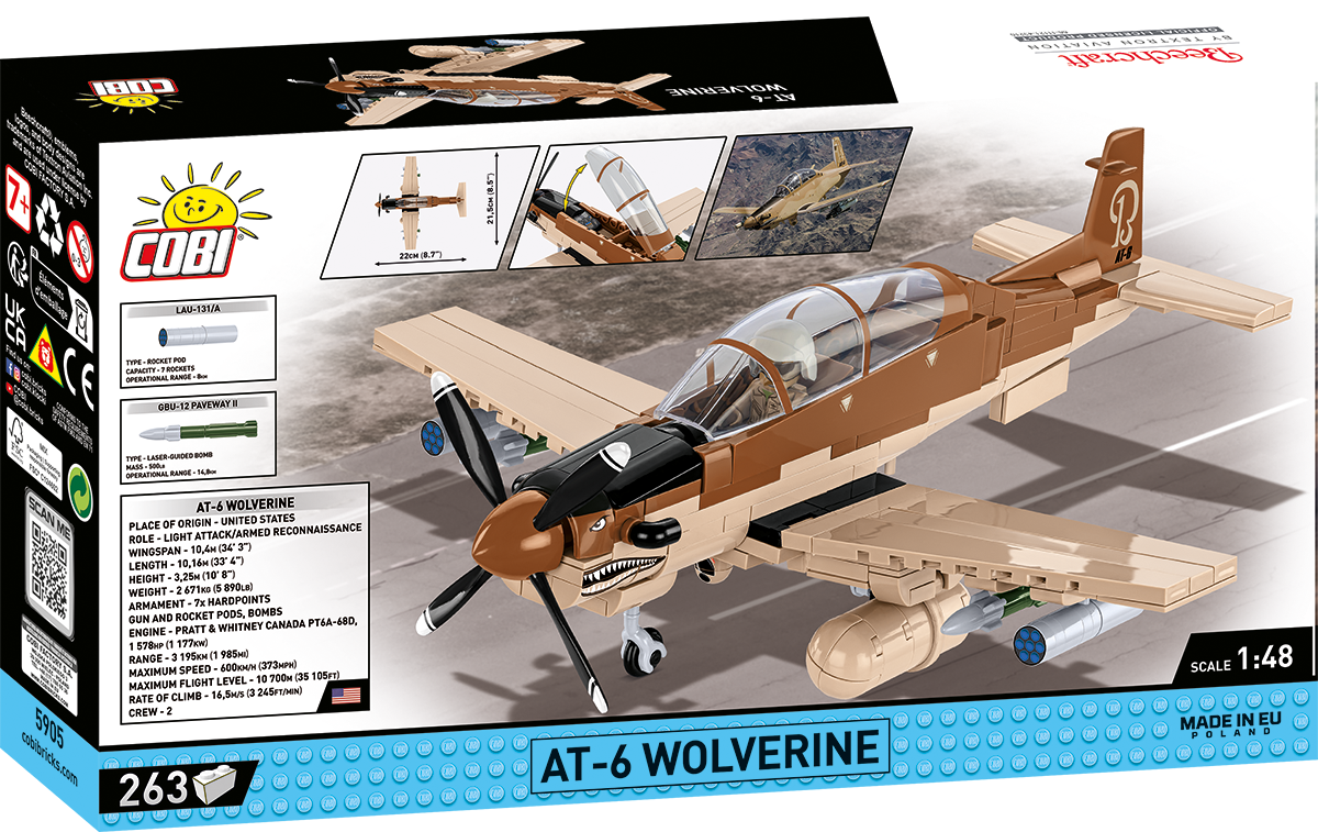 COBI Beechcraft AT-6 Wolverine Turboprop: Set #5905 — buildCOBI