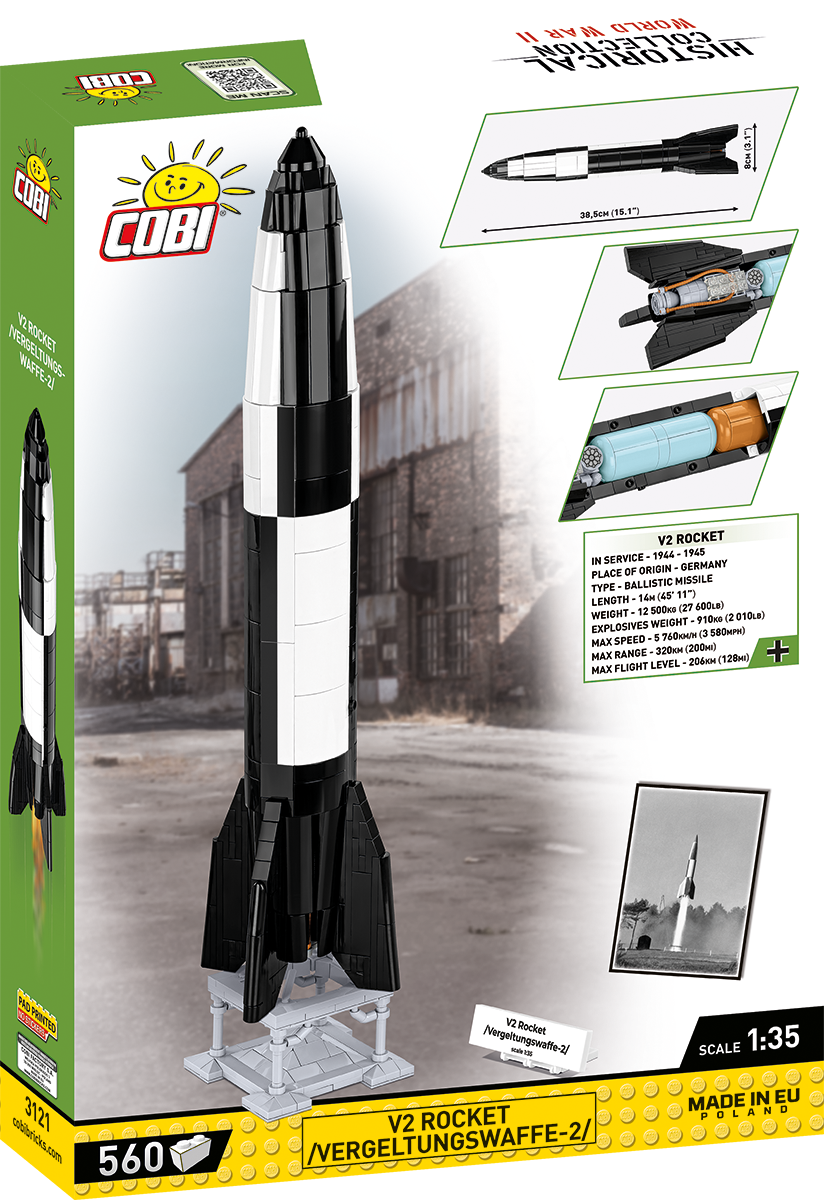 COBI V2 Rocket Vergeltungswaffe-2 : Set #3121 — buildCOBI.com Cobi