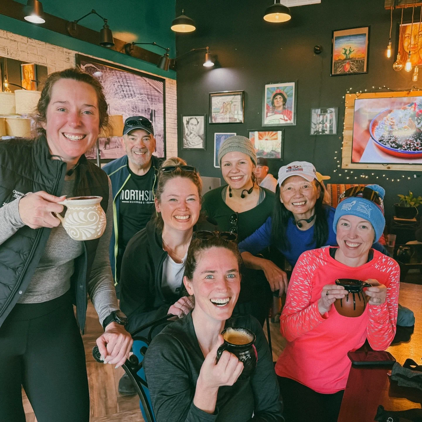 &ldquo;If you can&rsquo;t fly then run, if you can&rsquo;t run then walk, if you can&rsquo;t walk then crawl. But whatever you do, you have to keep moving forward.&rdquo; Martin Luther King Jr.
Cold mornings don&rsquo;t stop this crew. Miles were log