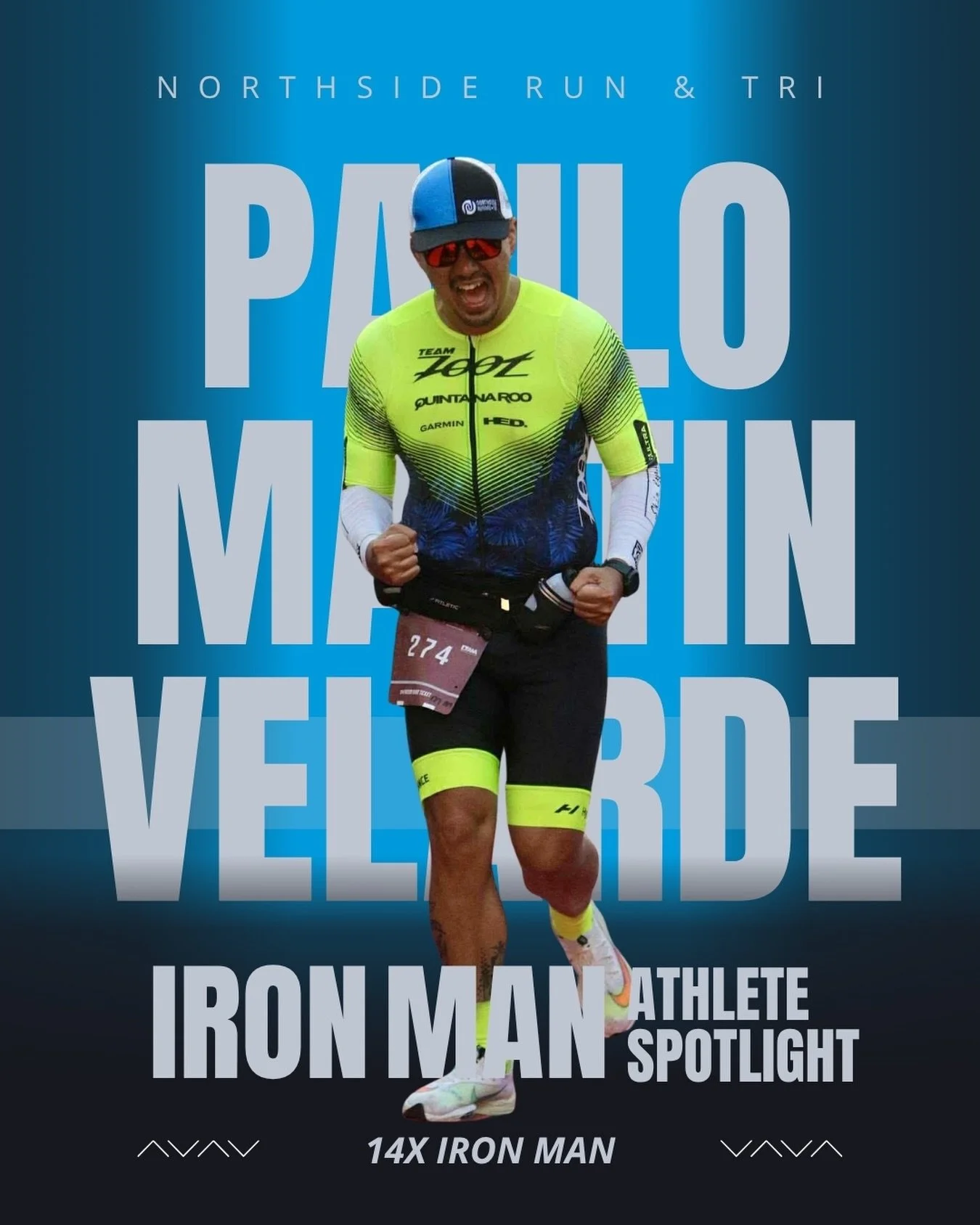 With @ironmantri Texas quickly approaching, we&rsquo;re giving a shout out to our athletes who have been training so hard for this race! We are proud of you. First up, @paulovelarde.np 👏🏽

By profession, Paulo is a Nurse Practitioner. By questionab