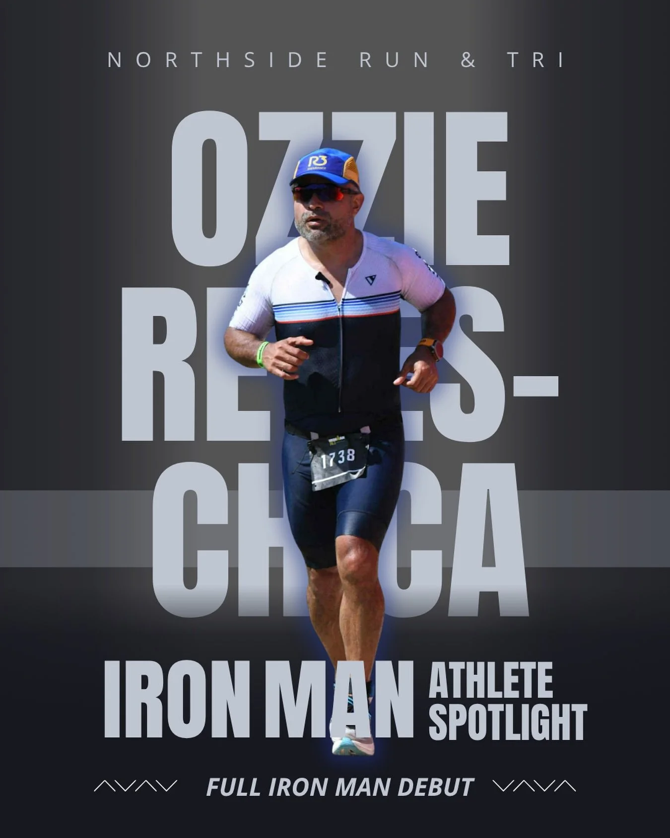 Ironman Texas Shoutout - @reyes_chica 🤘🏽
Completing an Ironman has been a long-time goal for Ozzie Reyes-Chica, one he put off for years because of the time and commitment it requires. But after years of cheering on athletes at the finish line of I