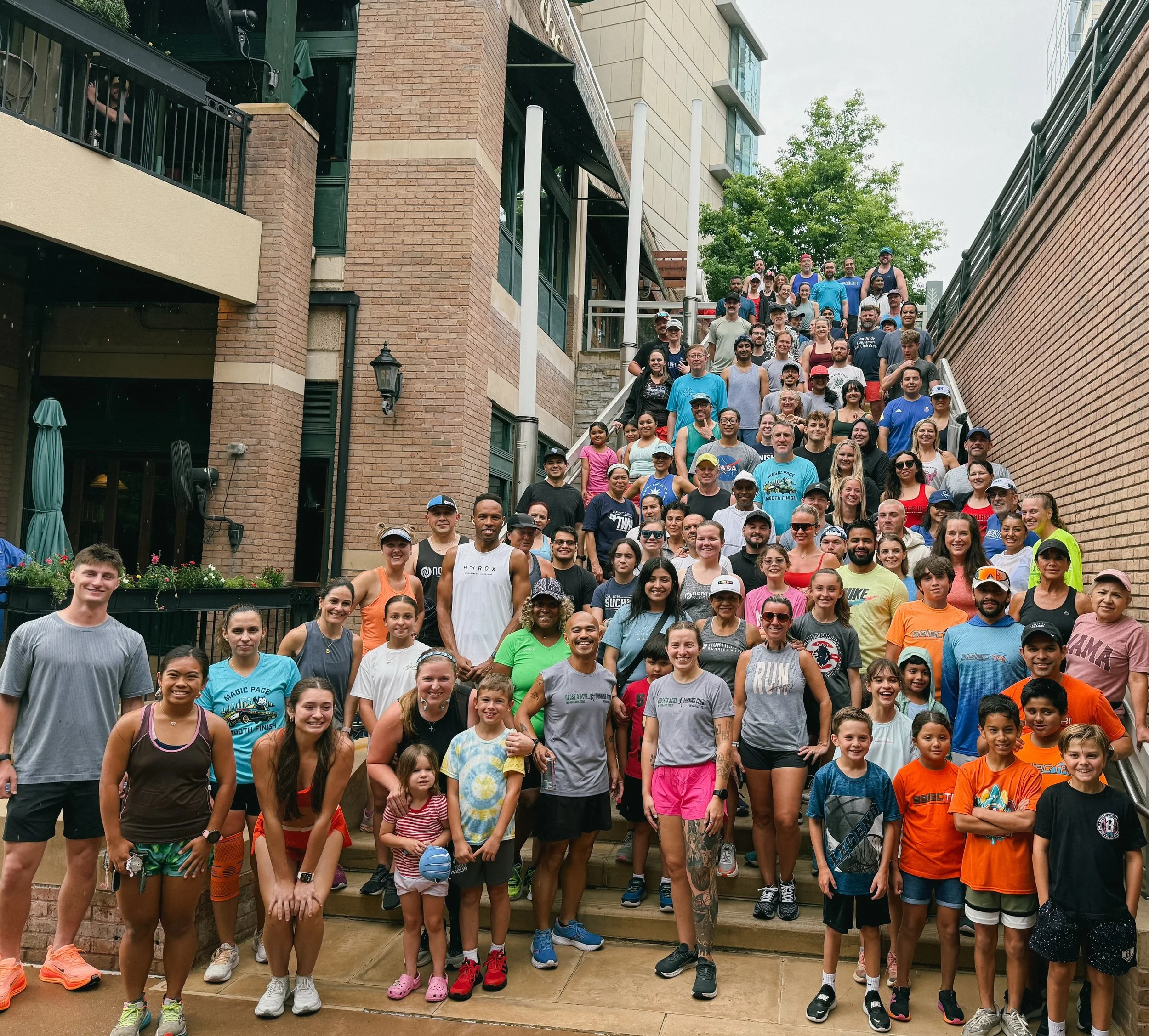 This running community is the very best!! Thank you to everyone who came out to celebrate Global Running Day with us! 🌎 🏃🏻&zwj;♀️ There were many new faces and friends from other local running clubs and groups. We are all family and it&rsquo;s day