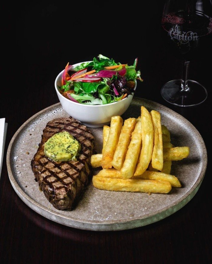 It&rsquo;s the perfect night to get cosy in a comfy booth with our $25 Steak Night: 🥩250g Porterhouse Steak with Chips, Salad &amp; Sauce + 🍷 a Glass of House Wine (Wednesdays from 5-10pm)⁠
⁠
Stay around for a cheeky mid-week ⚡️🕺🏻 boogie with DJs