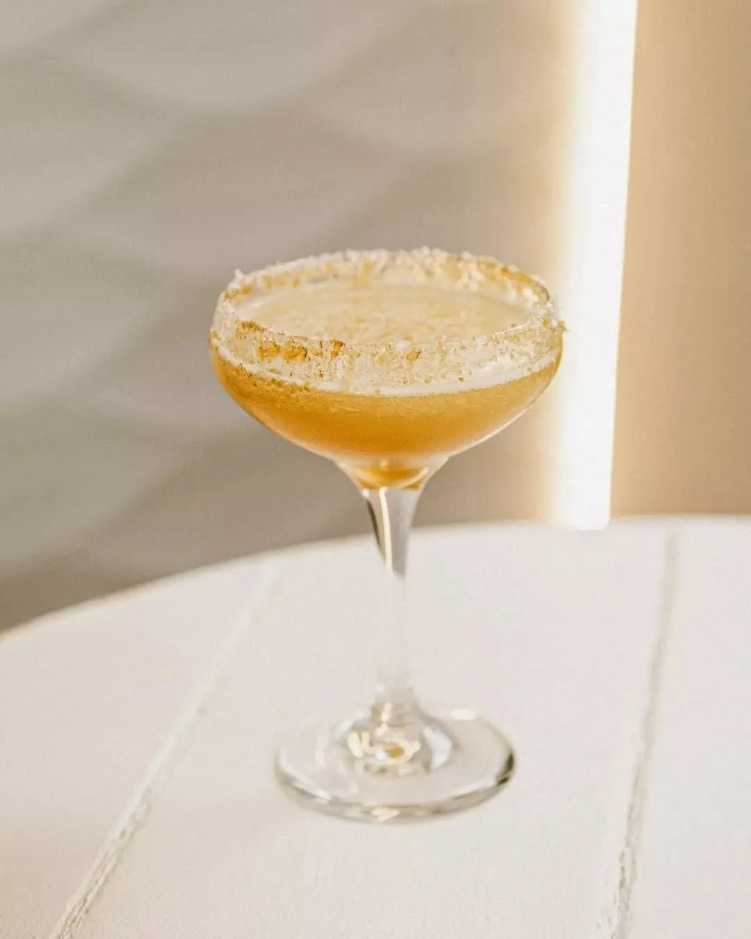 Patr&oacute;n Reposado, charred pineapple, lime, brown sugar burnt at the edges. Margarita with smoke and caramelisation. Tropical sweetness meeting wood-aged agave.

Available on The Carlton Rooftop now. Open from 3pm till late, Wednesday&ndash;Satu