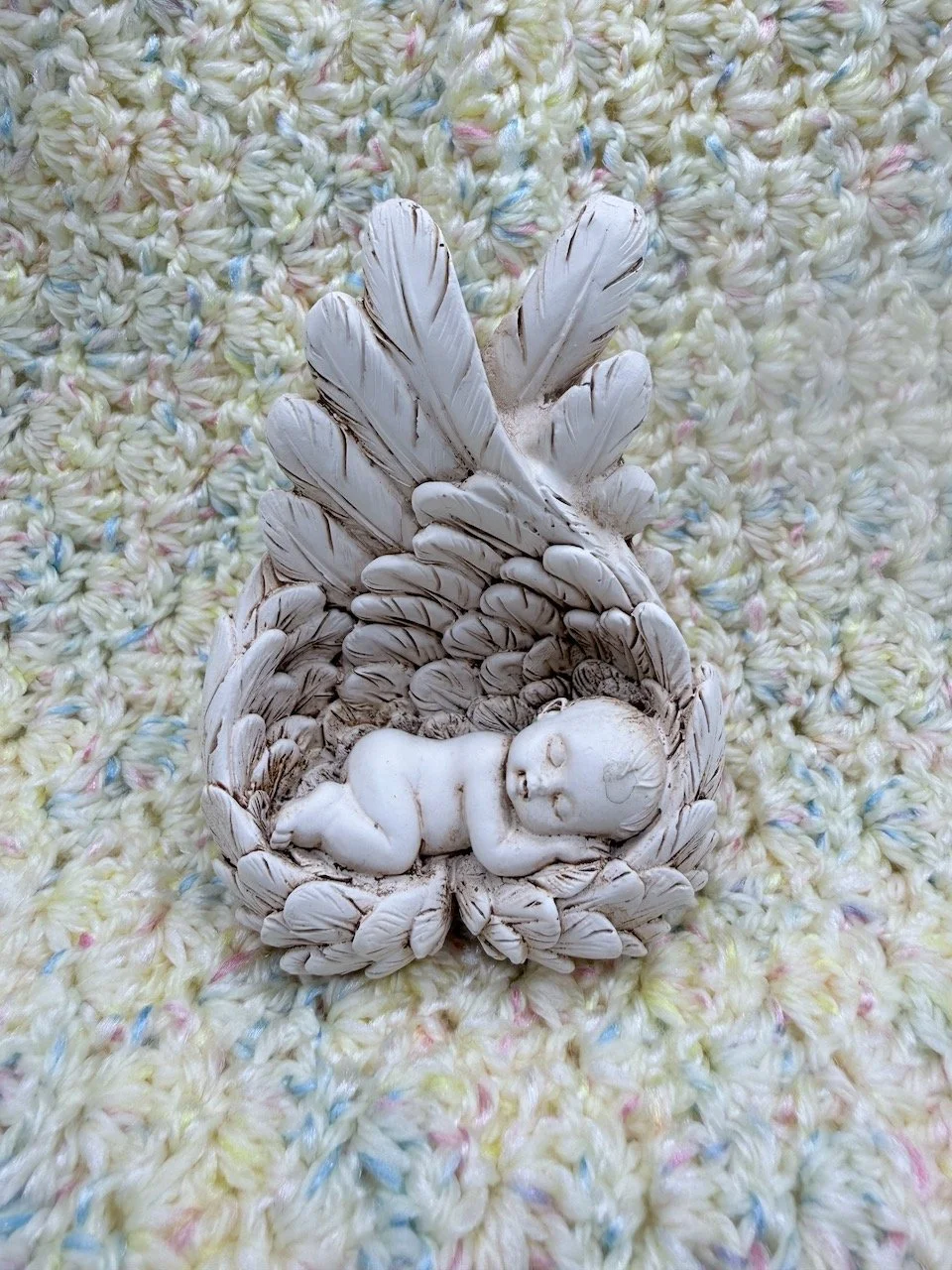 Baby in Angel Wings Figurine