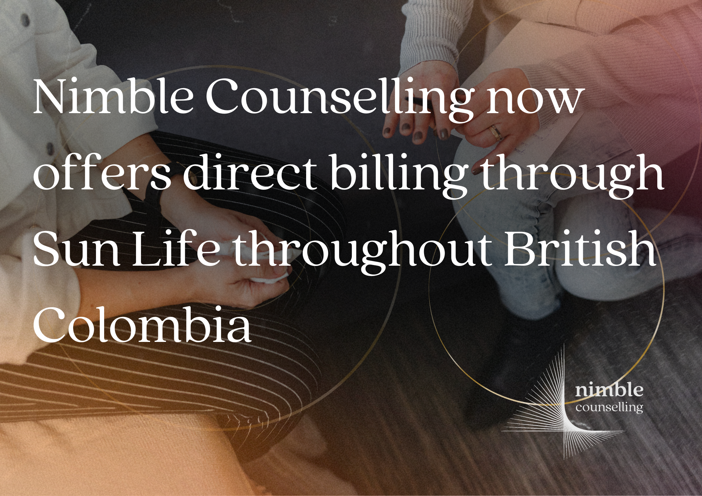Nimble Counselling Now Offers Direct Billing Through Sun Life