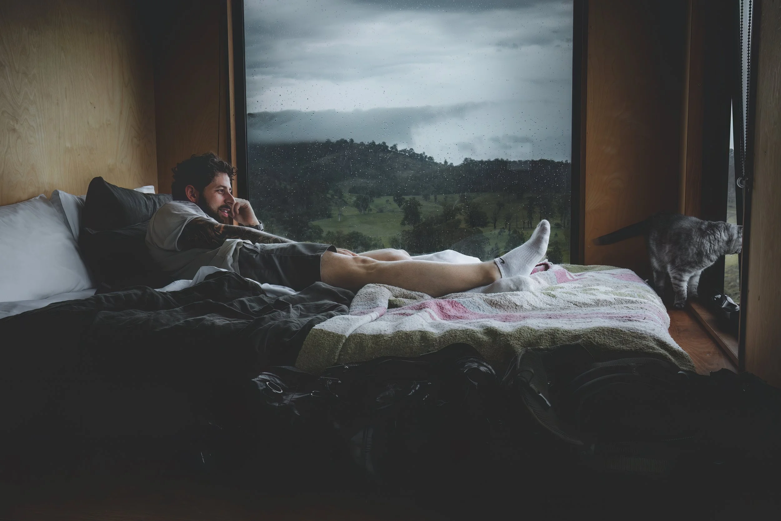 A remote cabin with breathtaking views tucked away in a small town called Gloucester in NSW Australia