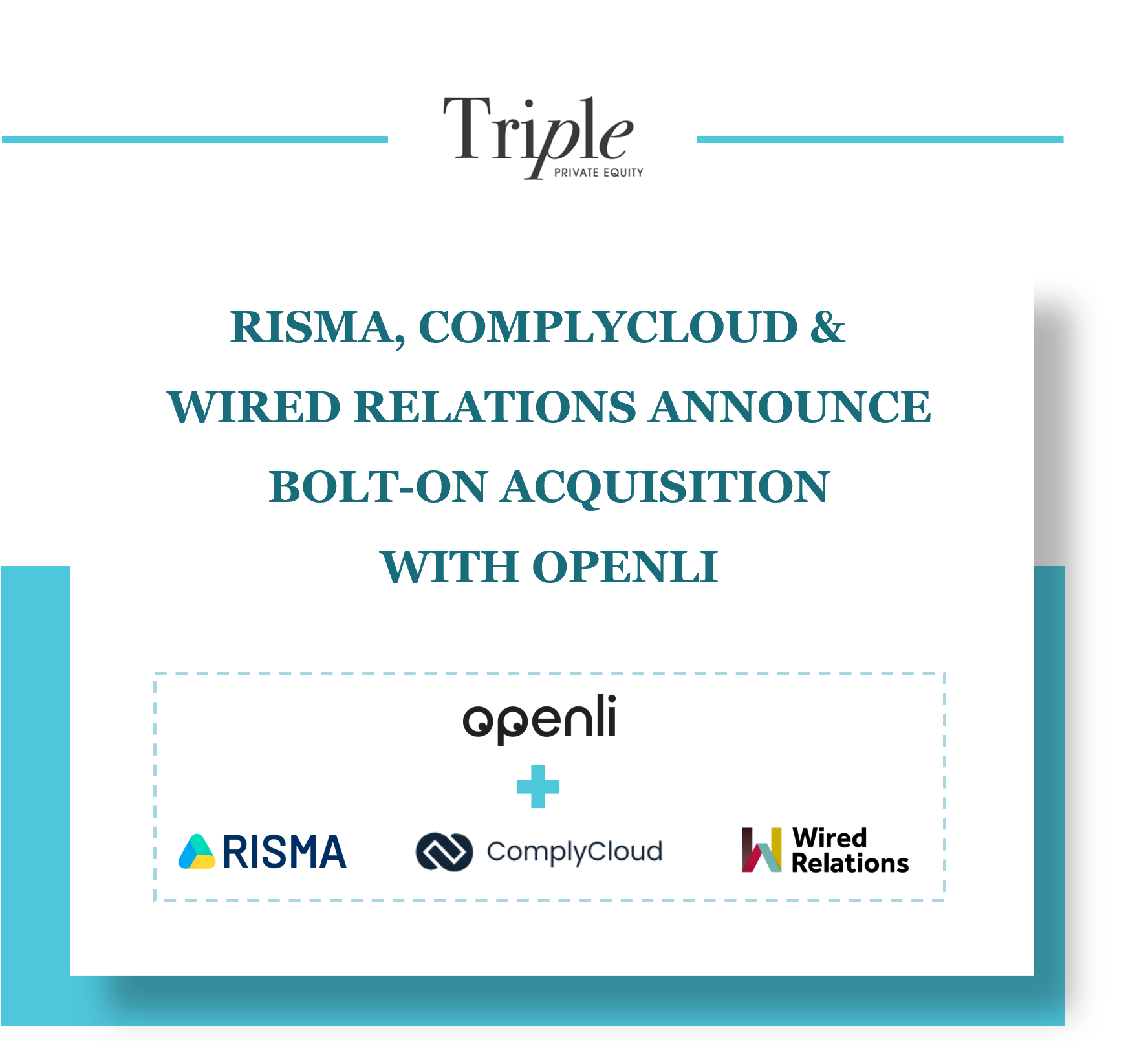 RISMA, COMPLYCLOUD AND WIRED RELATIONS ANNOUNCE BOLT-ON ACQUISITION WITH OPENLI