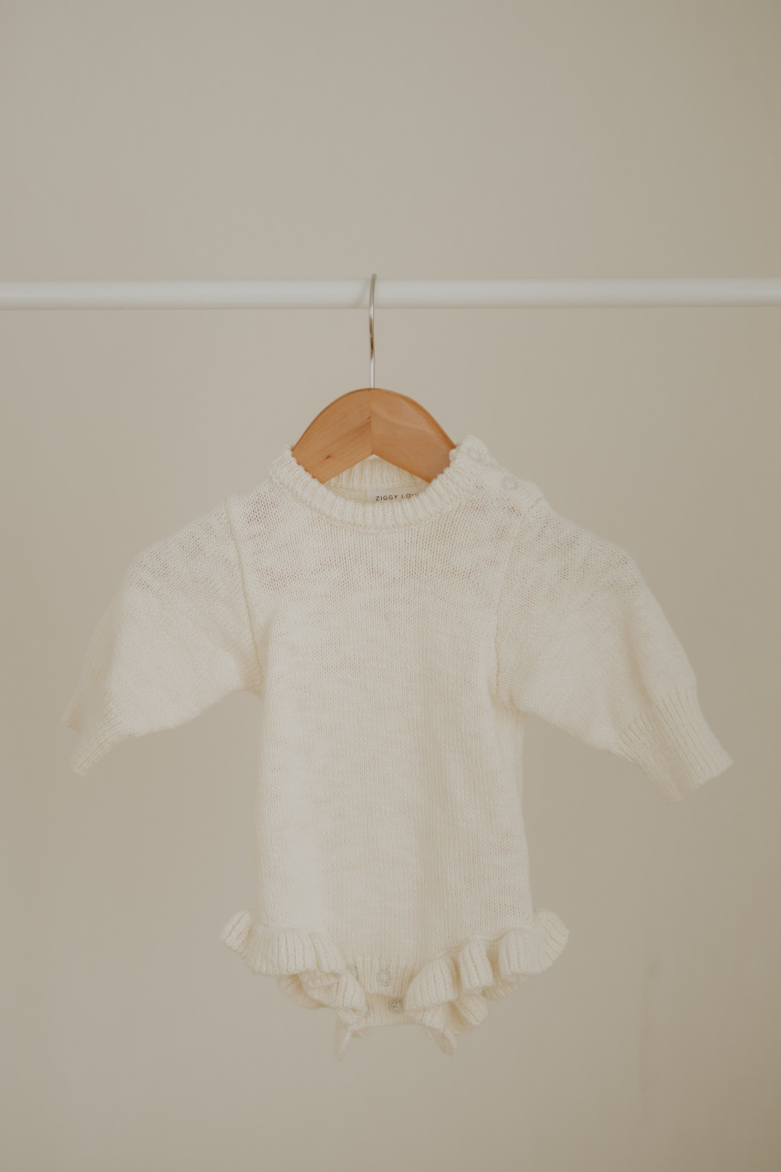 ZIGGY LOU LONG SLEEVE FRILL ROMPER | 3-6M