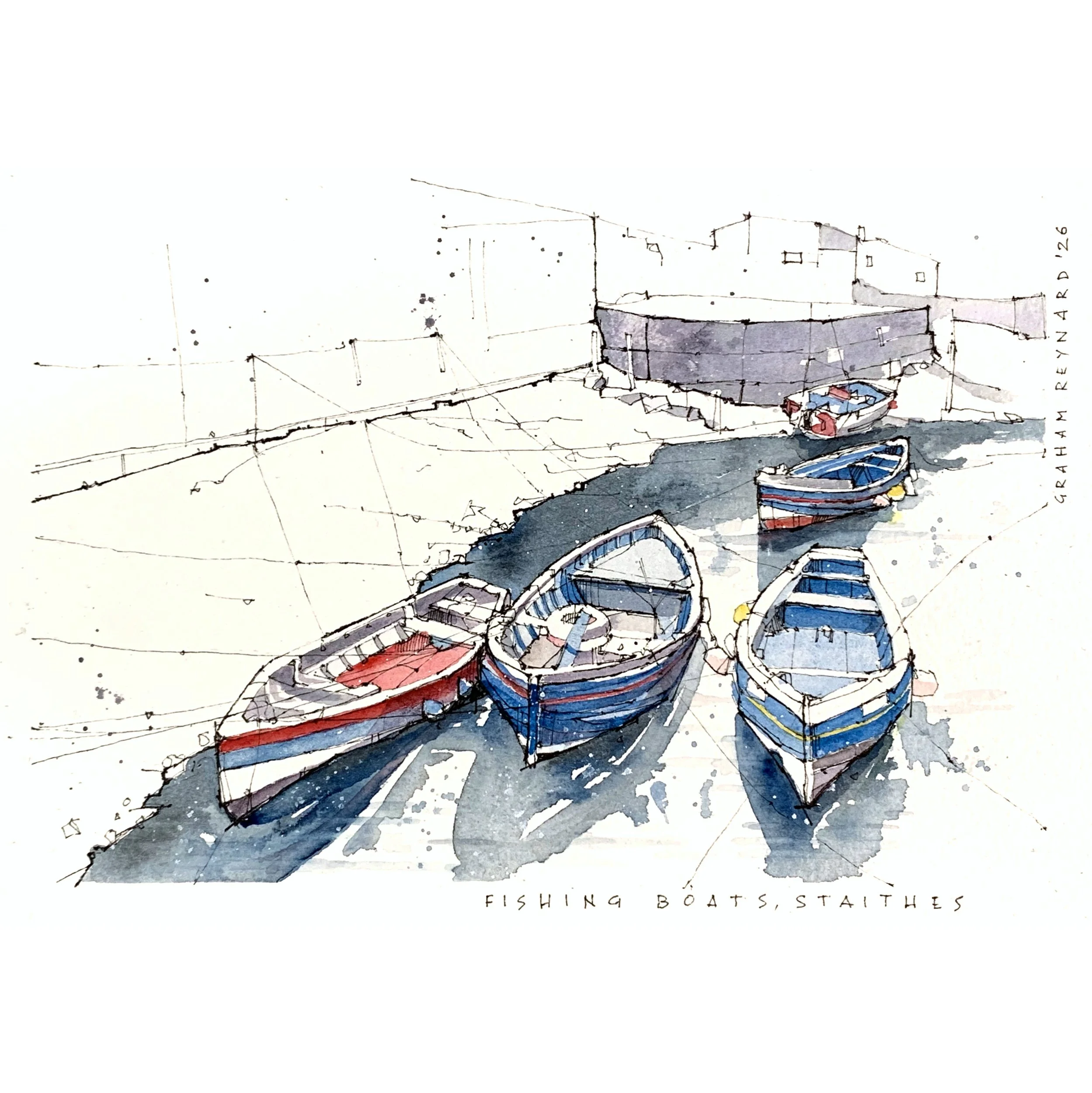 Fishing Boats, Staithes