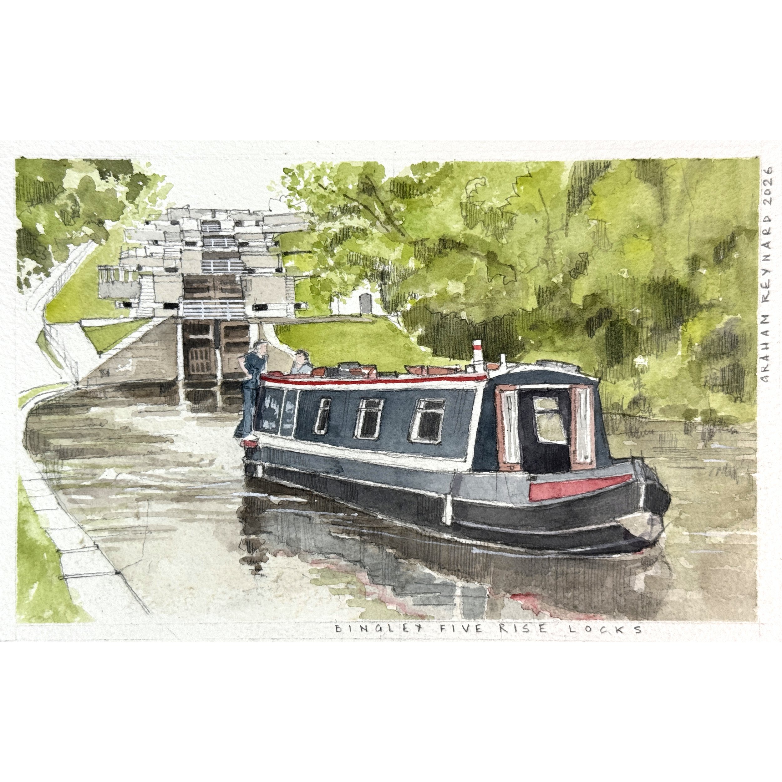 Bingley five rise locks A5