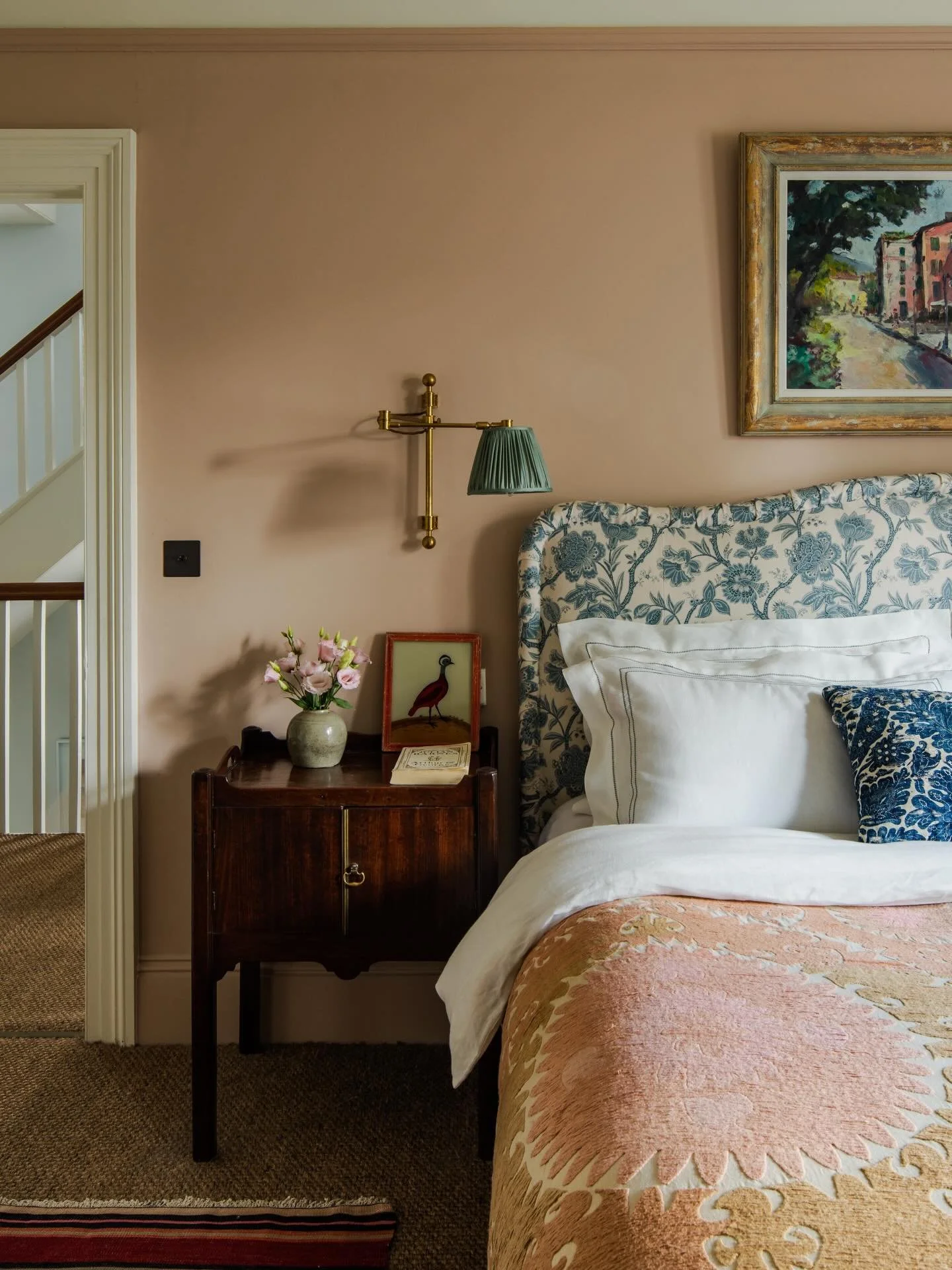 The master bedroom in a special Oxford project 💘💘💘 I am a big believer that a home should be more than just four walls, it should tell the story of the people who live there.

We specialise in creating timeless country house interiors that feel as