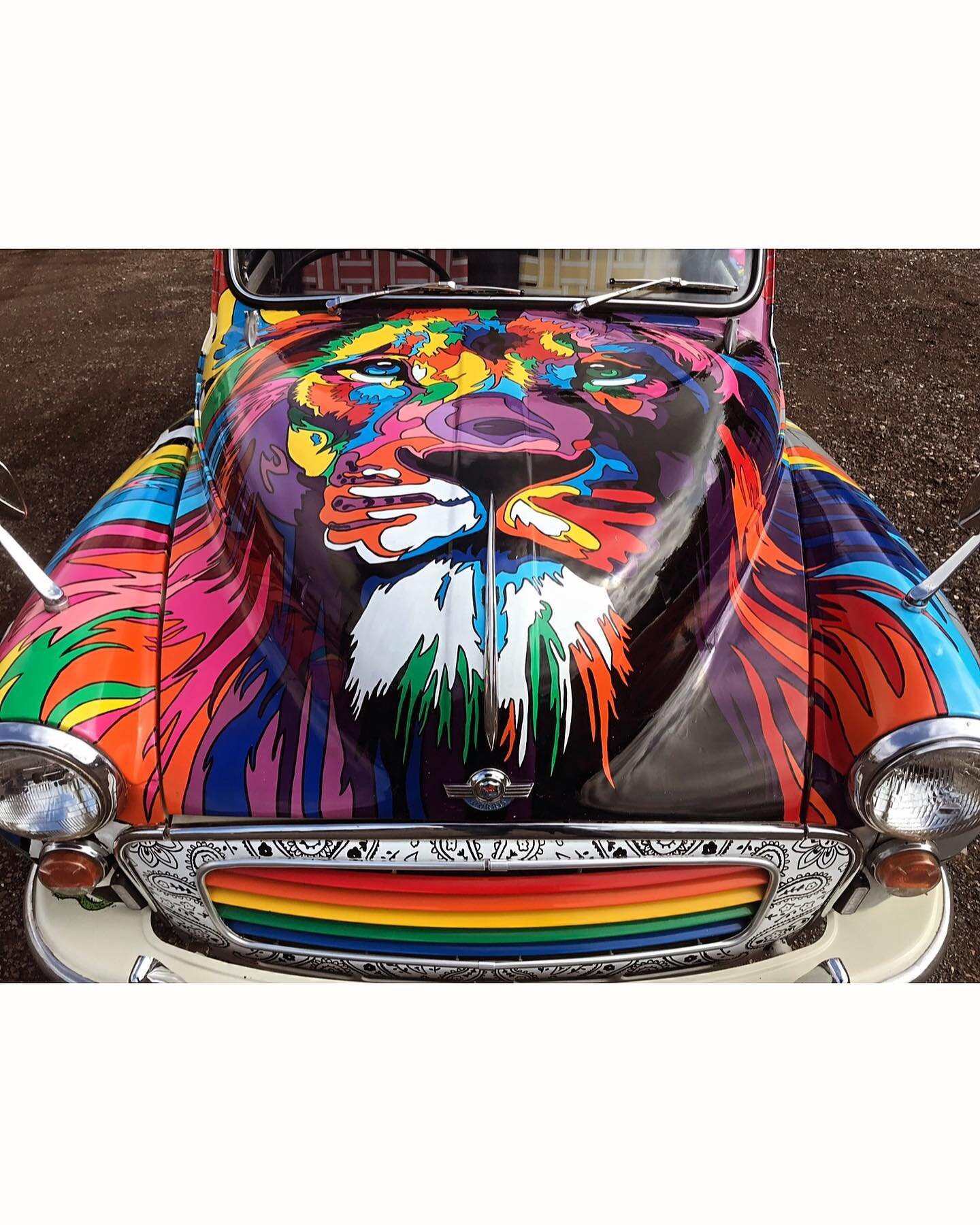 We like one of a kind and well this certainly is. I found this in Texas the last owner/builder was called Austin Starbuck ..yes really Amazing hand painted in &ldquo;One Shot&rdquo; enamel paint. Love this !! Available for hire or may sell &hellip; d