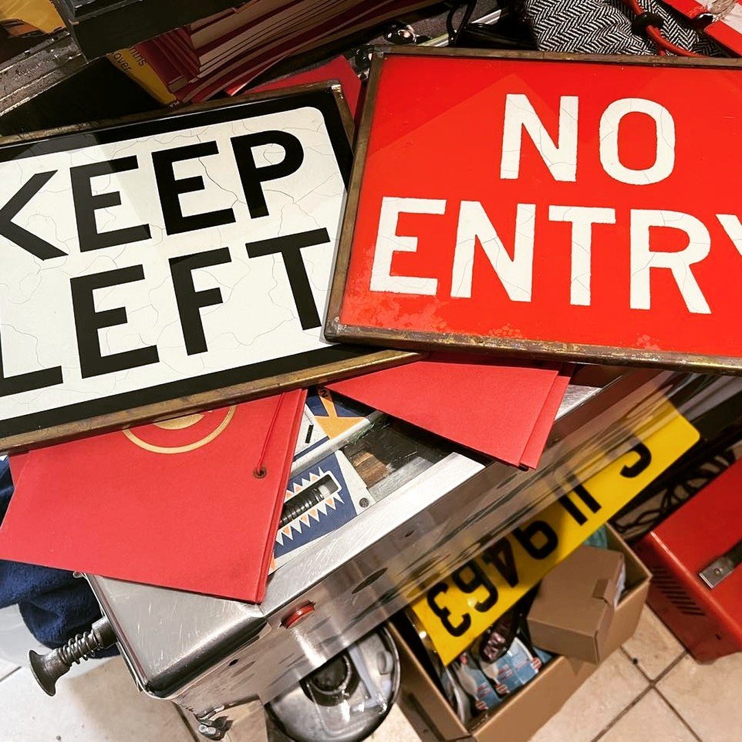 Now these are really rare to find, a genuine pair of lovely original 50's glass inserts with brass surrounds from a &quot;Gowshall&quot; traffic island, ( you will know them better for their black and white painted cast aluminium road signs), these w