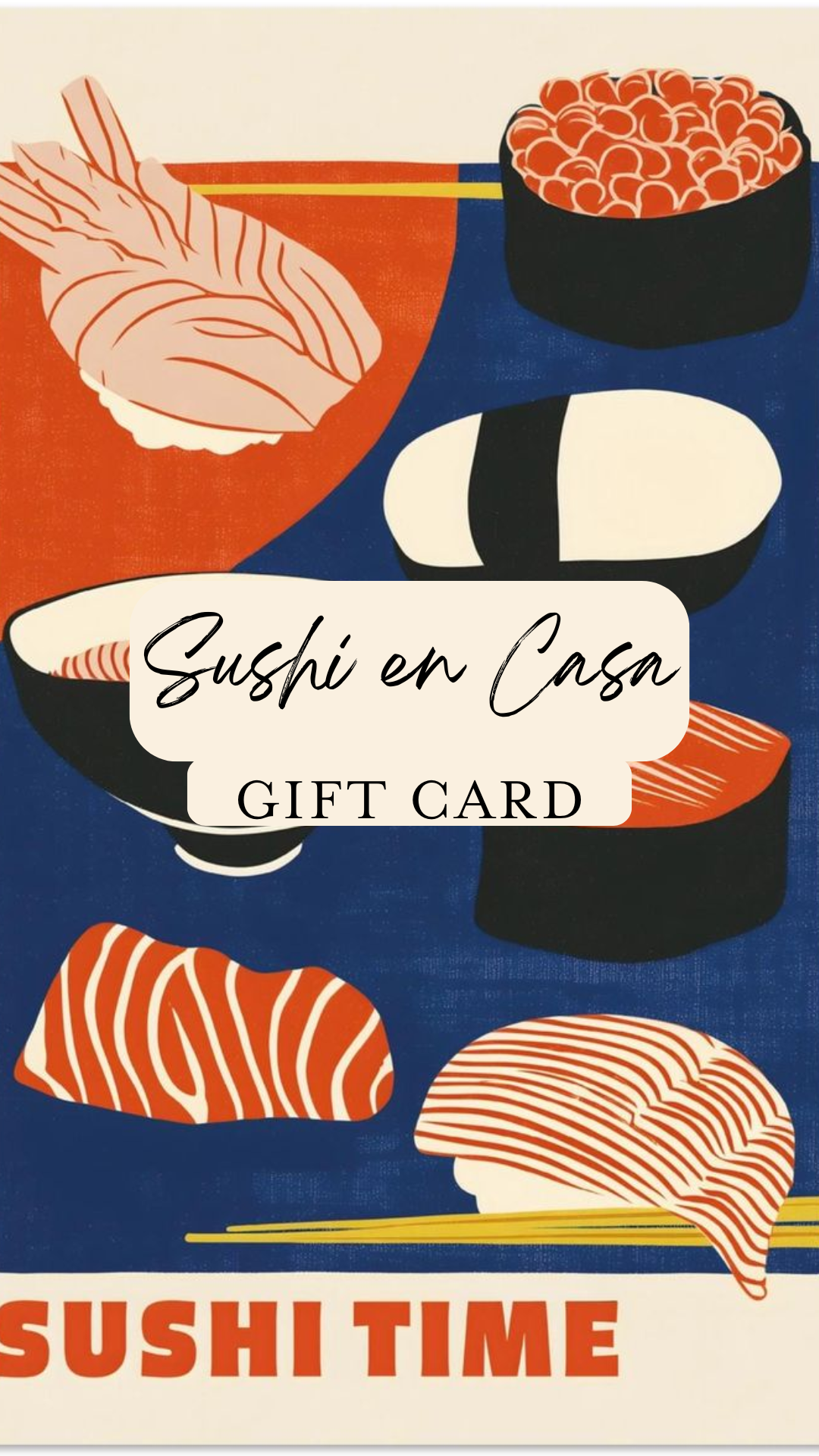 Taller de Sushi en Casa - Gift Card