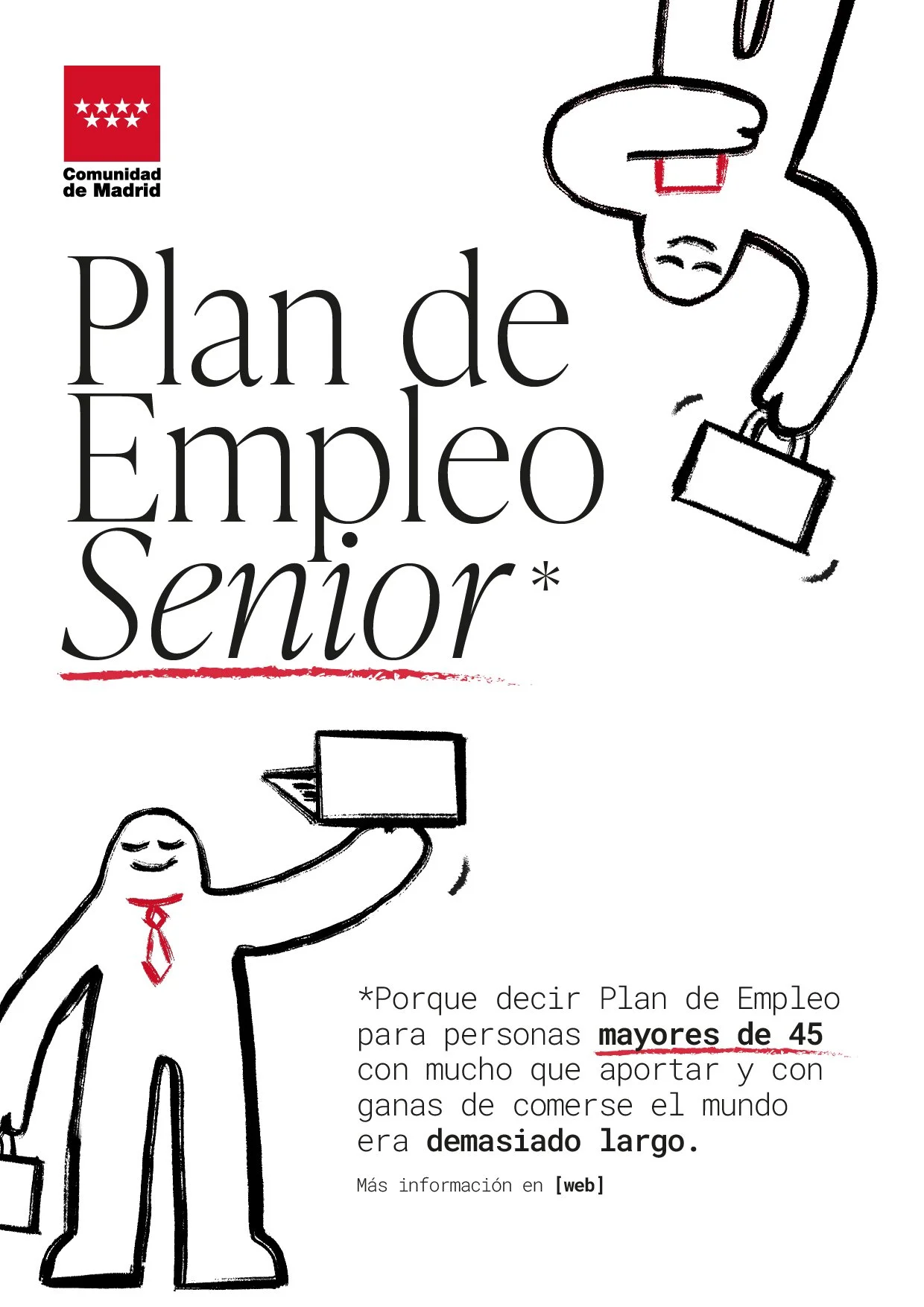 New senior employment plan. Because saying “new employment plan for people over 45 who have a lot to offer and are eager to take on the world” was too long.