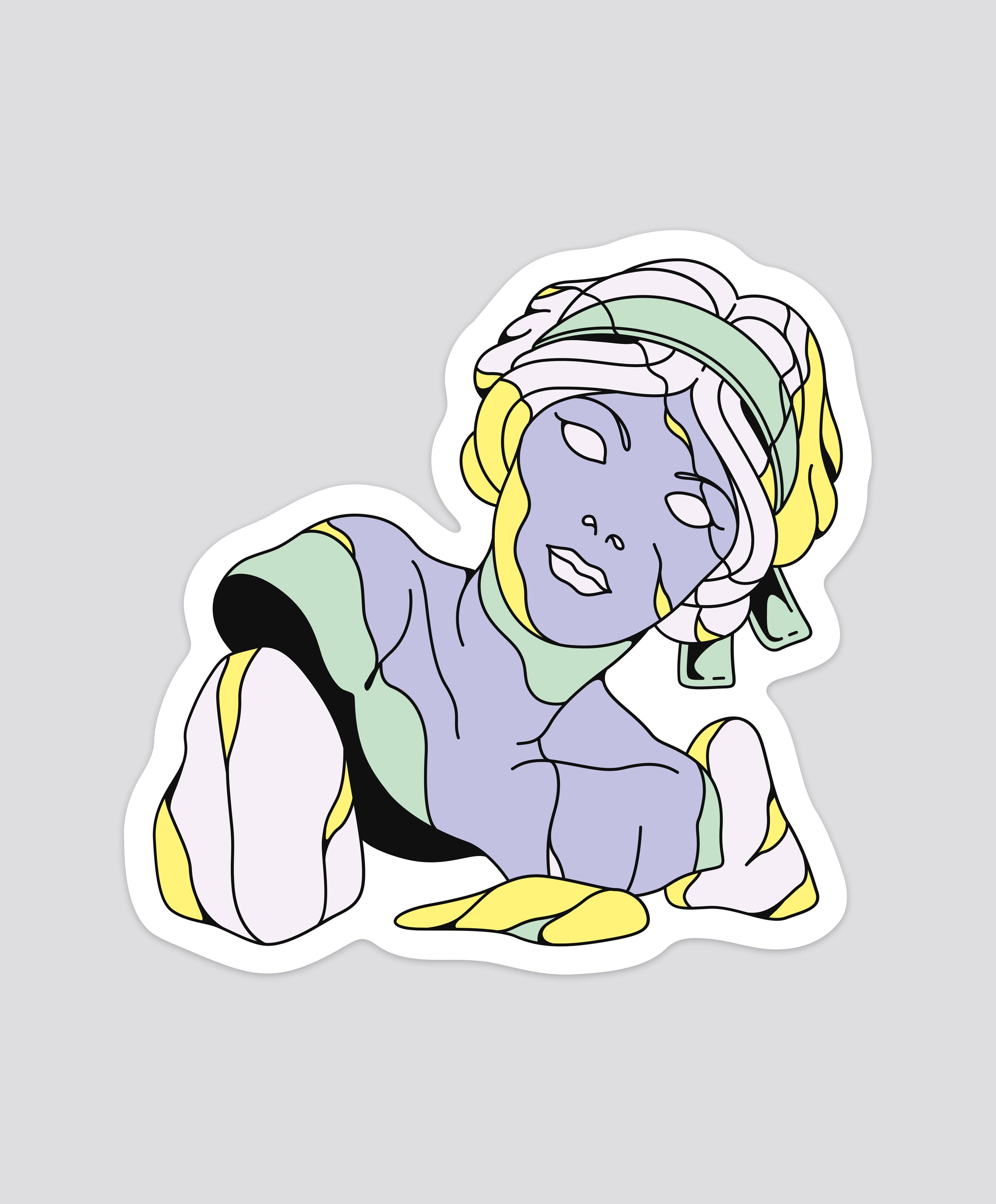 BUSTE ANTIQUE — STICKER
