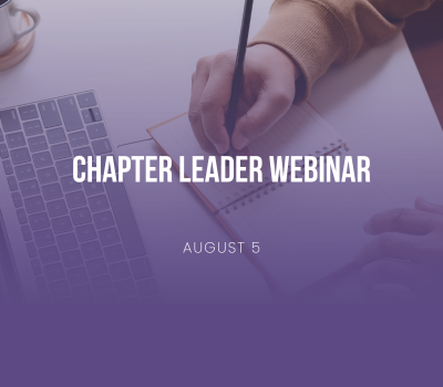 Chapter Leader Webinar