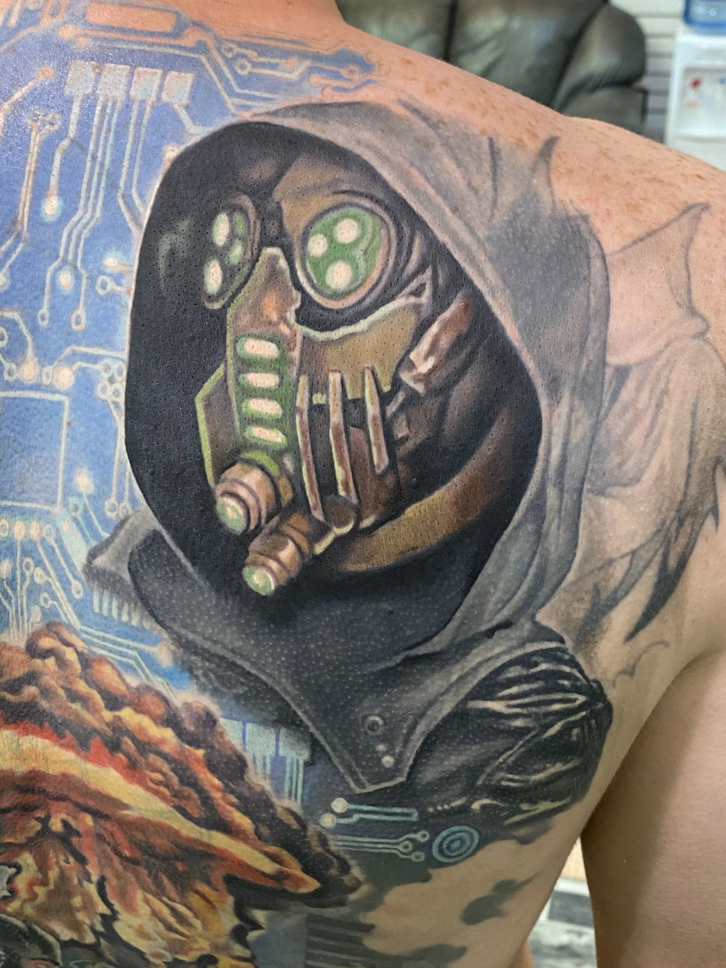 Custom and Cover-Up Tattoos in Fallston, Maryland by Jesse Wilson