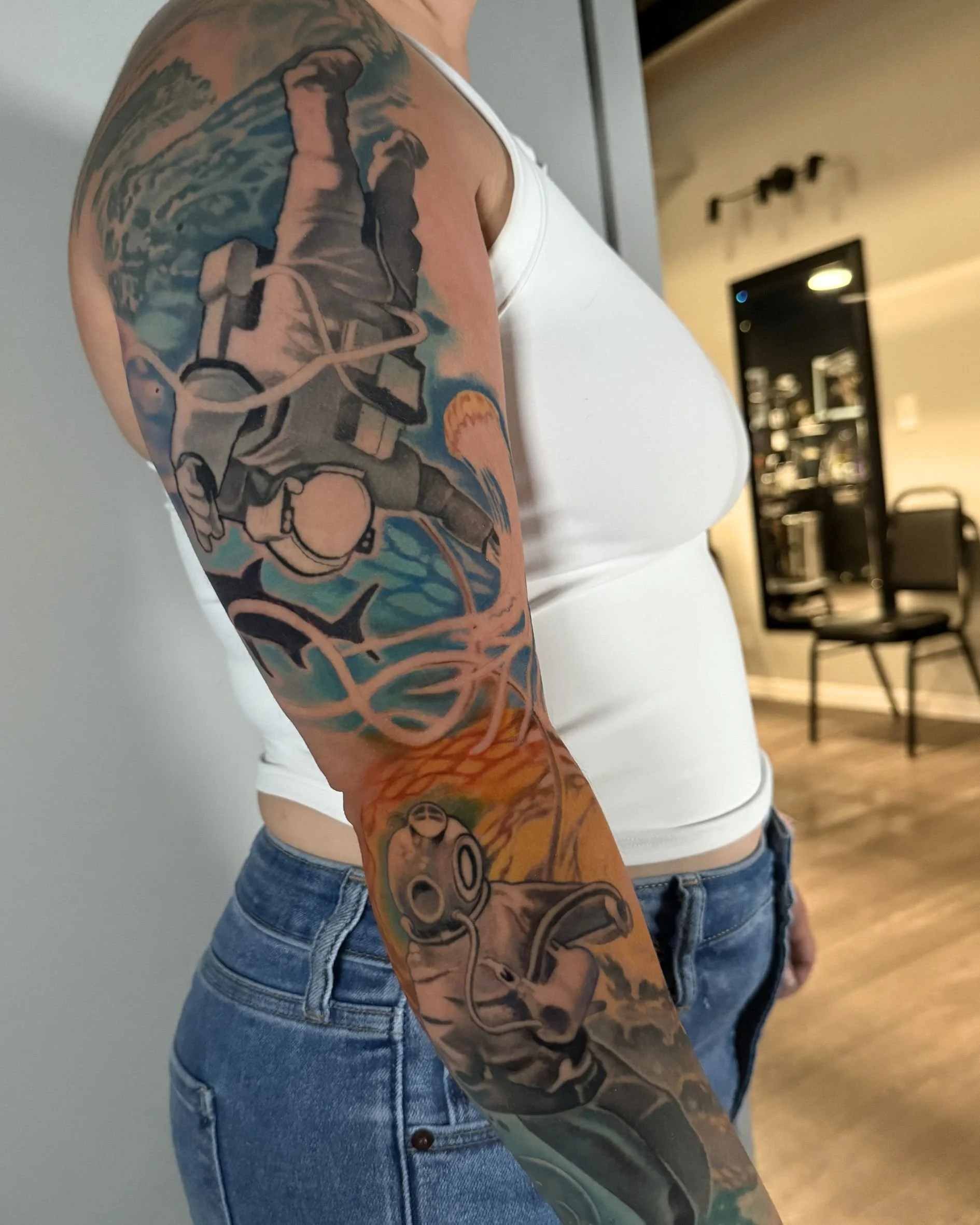 Custom and Cover-Up Tattoos in Fallston, Maryland by Jesse Wilson