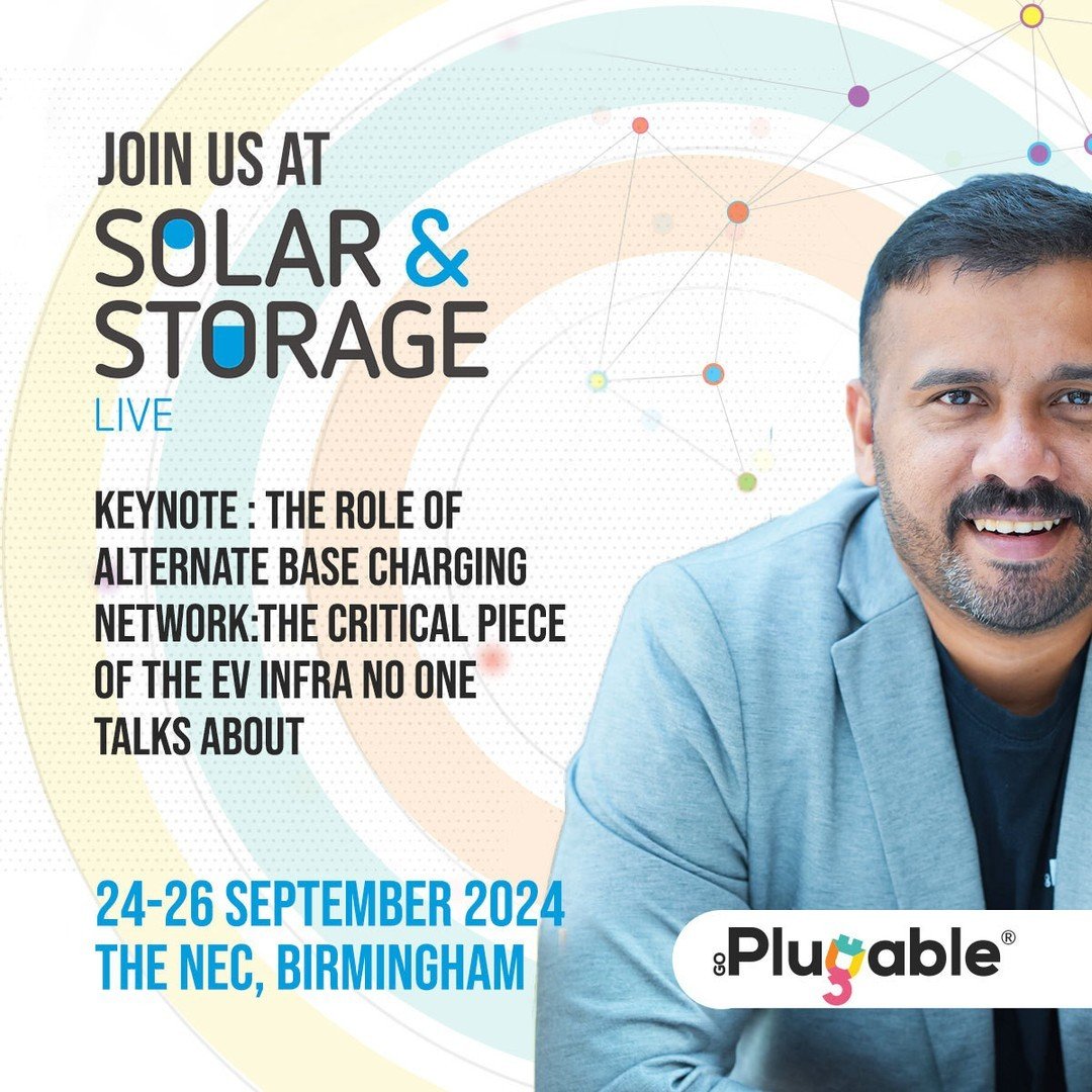 ππ Heading to the Solar & Storage event at NEC Birmingham on Sep 24-26? Don’t miss our co-founder, Andrine Mendez, speaking about the crucial role of alternative charging networks in building a strong EV infrastructure.β 
β 
Come meet us, e