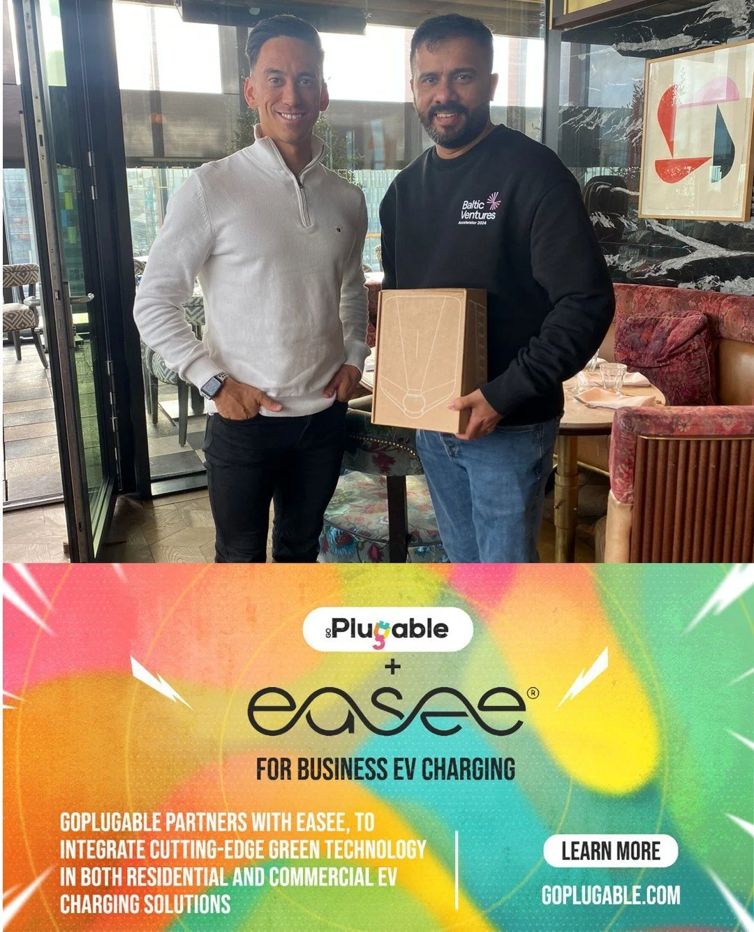 And it's a match π ! Rings have been exchanged and its official π€£ β 
.β 
.β 
Jokes aside... Set out the beginning of an amazing partnership with one of the early innovators in this space with @easeeglobal .β 
β 
Keep watching this space for a lot of exc