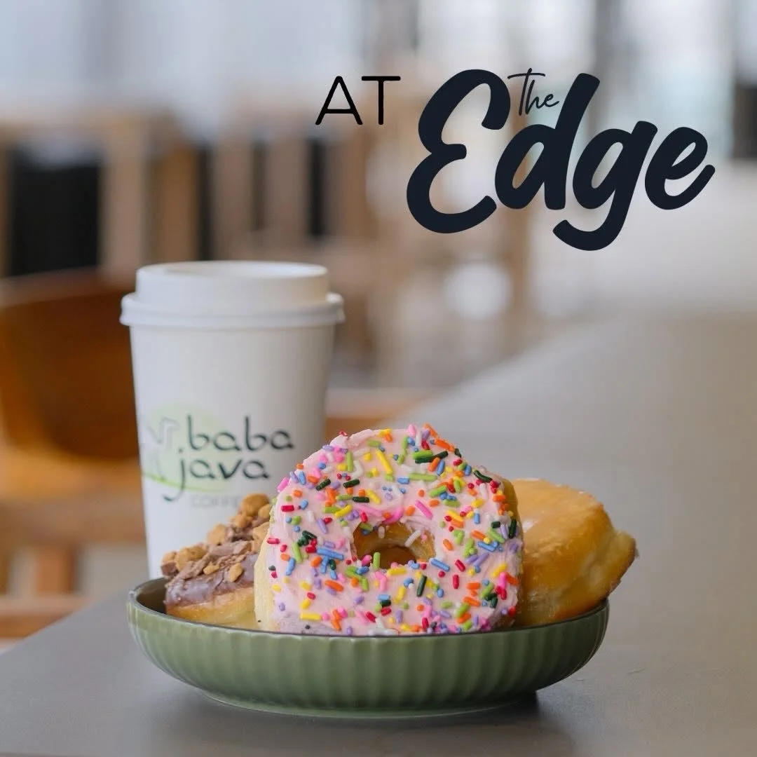 You asked for it &amp; it&rsquo;s finally here. The Edge now has donuts🍩

We&rsquo;re thrilled to share that @babajavacoffee &amp; @heavenlydonutco have partnered to bring fresh, delicious donuts to The Edge every day.

Coffee + donuts just got a se