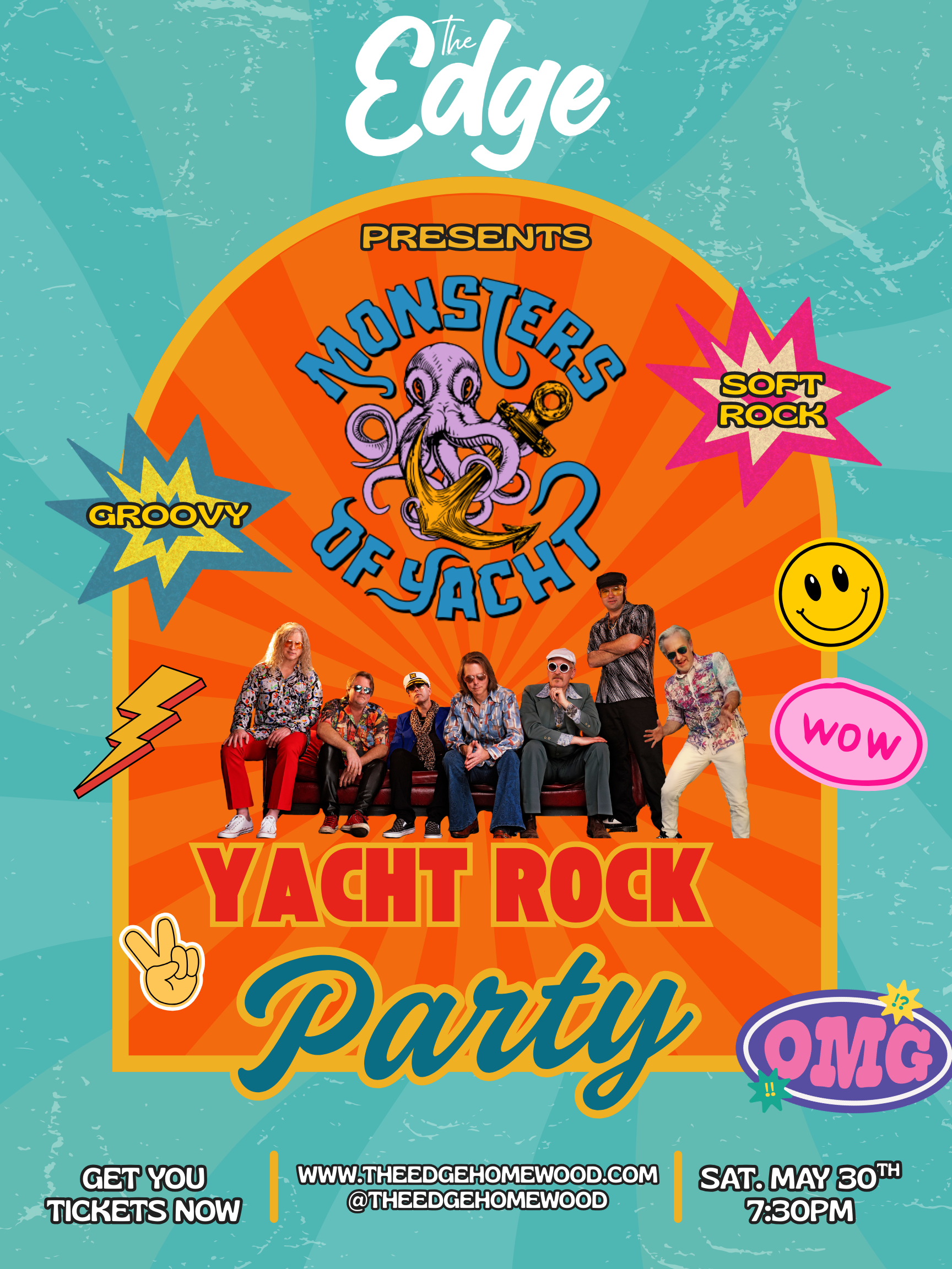 Monsters of Yacht band concert at The Edge May 30th yacht rock