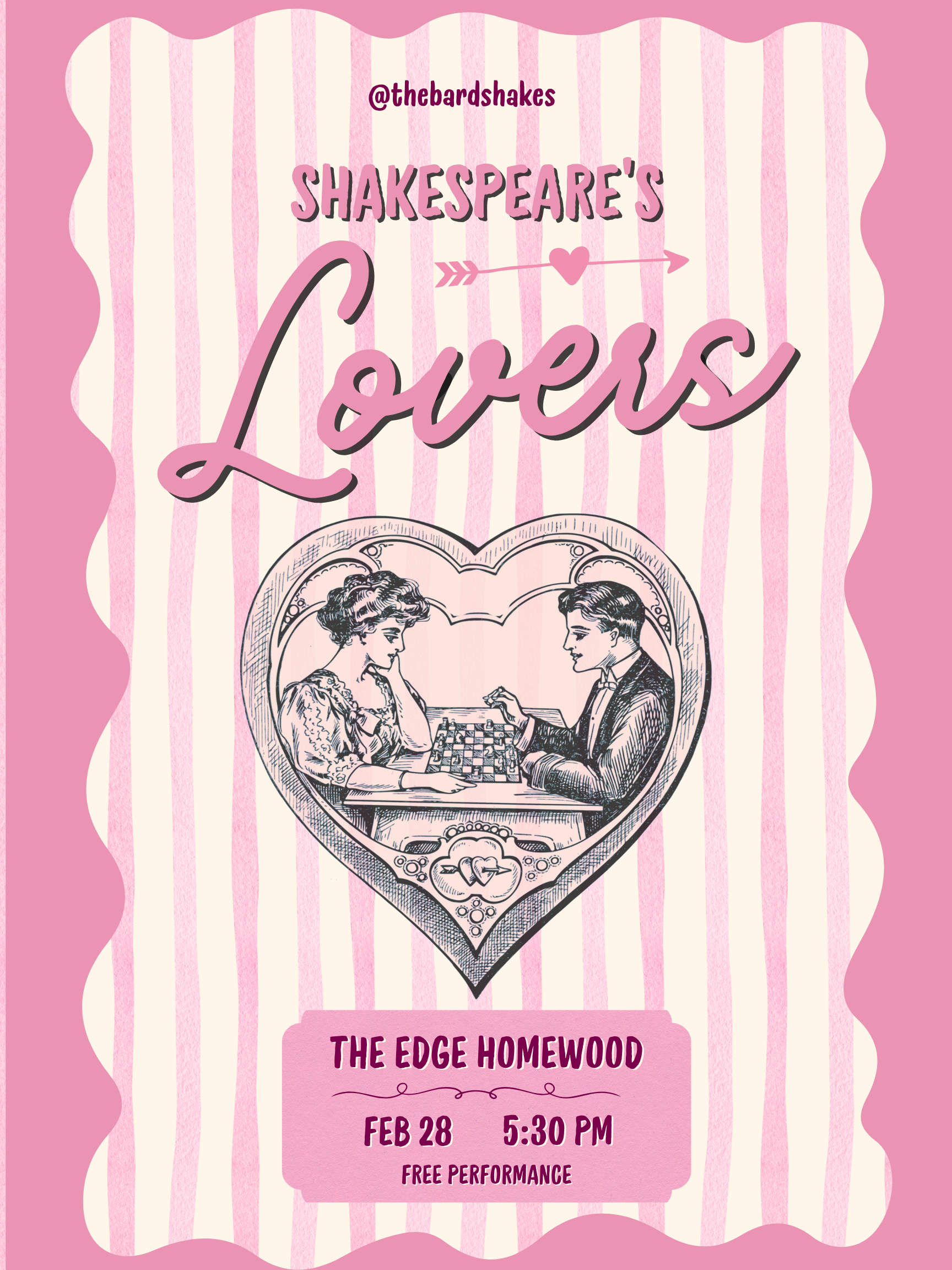 Bar'd Shakespeare Presents "Lovers"