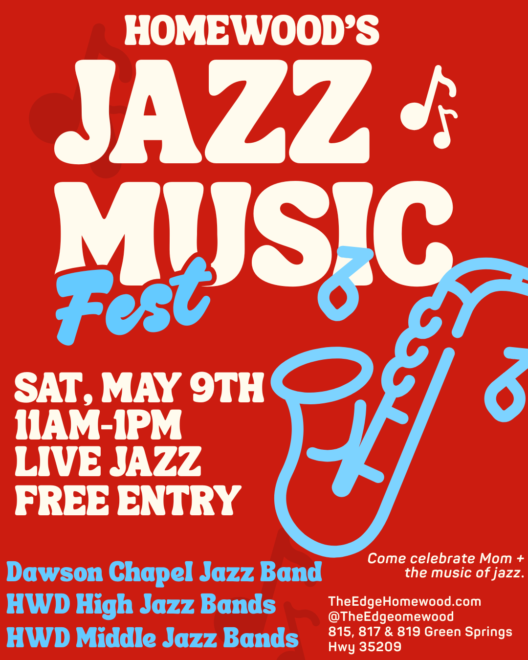 The Edge Presents JazzFest Mother's Day Weekend Fun Activity